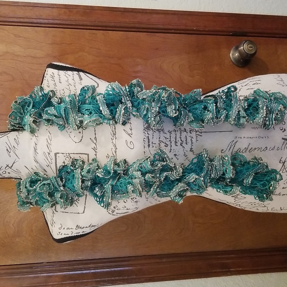 Hand crochet scarf